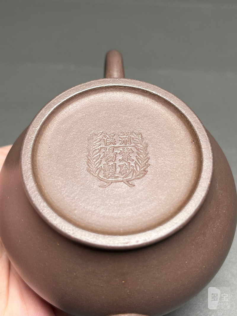 清嘉庆 / 道光  天青泥圆壶 - 图24